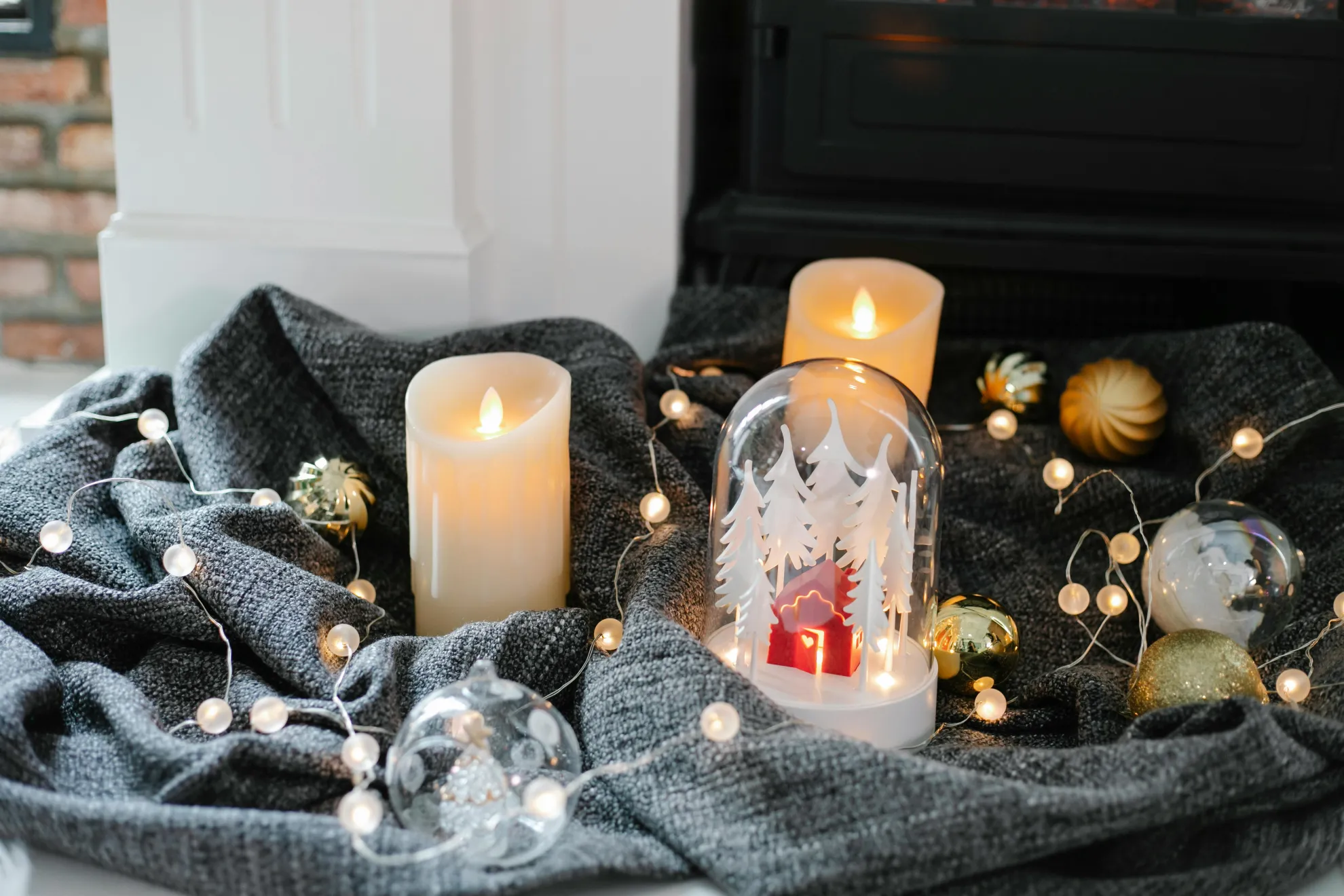 taller de velas decoradas de navidad