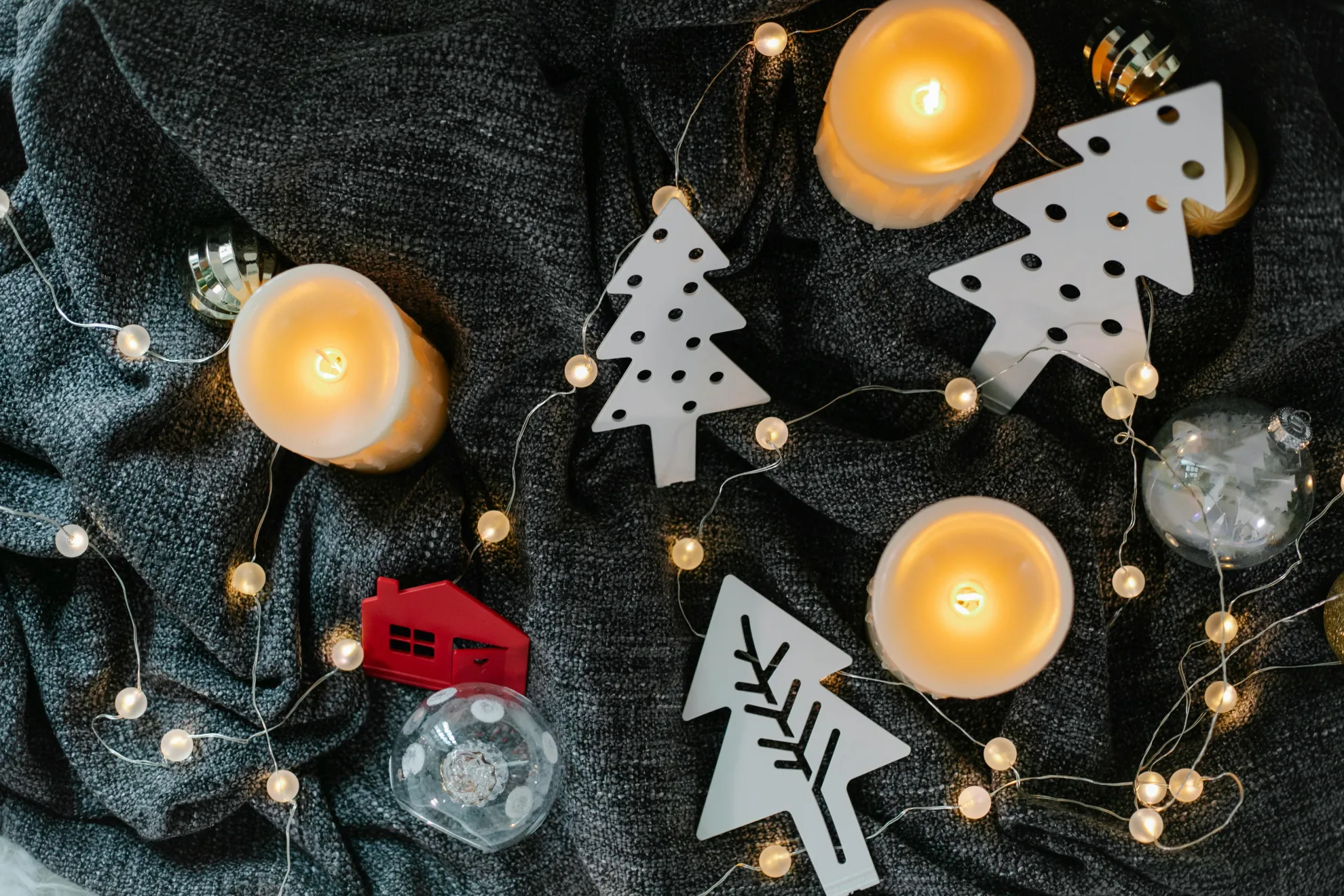 vela de navidad